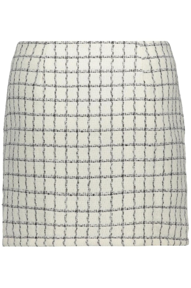 VMMIRANDA SHORT BOUCLE SKIRT WVN EX 10340937 BRIGHT WHITE/BLACK